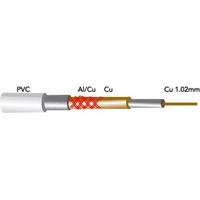 100 m kupfergeschirmte Koaxial-TV-Kabelrolle GSC 2600942