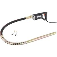 Arebos – Vibrateur à béton 580W – Moteur en cuivre 4000 tr/min – Tuyau flexible 1,5m – Tête vibrante Ø 35mm pour béton armé