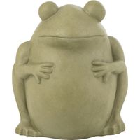 Cache-Pot en Argile "Grenouille" 30cm Vert