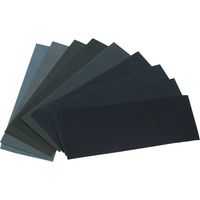 Confezione da 24 fogli di carta vetrata assortiti, 12 grane, per levigare legno e metallo, carta vetrata a secco/umido, grane 120/150/180/240/320/400/600/800/1000/1500/2500/3000