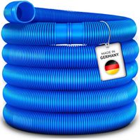 tillvex Poolschlauch 6m - Ø 32mm Blau Schwimmbadschlauch Saugschlauch Solarschlauch