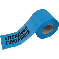 Nastro segnaletico per tubi dell'acqua h120mmx200m