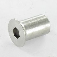 Combifix Ecrou relieur Tête fraisée Diamètre de tête: 14 Diamètre du corps 10 Longueur total 17 M8 Clé de 5 HC5-400 pièces