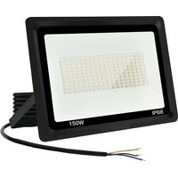 Projecteur LED d'extérieur, 100-265 Volt, Projecteur LED Boîtier aluminium Projecteur d'extérieur étanche Haute luminosité Projection linéaire sans prise, 150 Watt