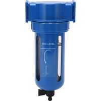 Filtre à air comprimé avec purge manuelle en alliage zinc acier inoxydable haute dureté, séparateur eau 1/2" NPT pour compresseur