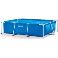 Piscine de jardin cadre rectangulaire 3x2m Intex