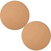 Soucoupe en liège, dessous de plat rond en liège, support pour plantes, tapis de tableau en liège