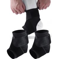Pack Ankle Brace for Sprained Ankle,Ankle Braces for men & women with Adjustable Wrap,ankle support(black)