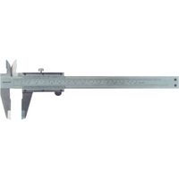 Silverline – Pied à coulisse à vernier 150 mm – Acier haute teneur en carbone – Résolution 0,02 mm – Mesures internes, externes, de profondeur