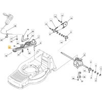 Rasenmäher-Motorriemenscheibe Modelle 480R 550R ORIGINAL STIGA 122601917/0