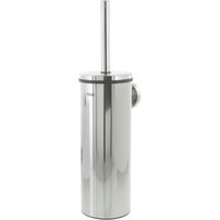 Tiger Boston Scopino e Portascopino da WC, Acciaio Inox Lucidato, 9,3 x 35,6 x 12,6 cm