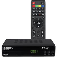 Décodeur satellite TNTSAT HD SEDEA ST-5400HD – Réception TNT gratuite – Enregistrement PVR et Timeshift – Alimentation 12V pour camping-car