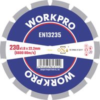 WorkPro GSOSSE-4 Trennscheibe 230 mm 1 St. Keramik, Porzellan, Marmor, Mauerwerk, Glas, Kalkstein,