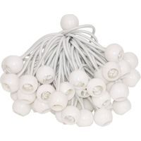 50 Pcs Tendeur à Boule Élastique, Tendeur de Bâche pour Pavillon, Camping, Tente Cordons, Rideaux Harnais d’Extension, 15cm,