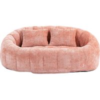 Bean Bag Sofa Lazy Sofa Durable Comfort Lounger High Back Bean Bag Chair Couch für Erwachsene und Kinder, Indoor & Outdoor, Accent Floor Soft Lounge Chair (Pink Chenille)
