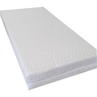 Matelas pliant en fibre thermoformé pour lit parc carré 95x95 10cm