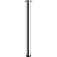 Legs TS001 Tischbein, 710R/60mm, Chrom Centrale Brico