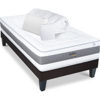HYPSOM Pack Prêt à dormir SUBLIME 90x200 cm Matelas Mémoire de forme + Sommier + Accessoires