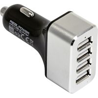 RealPower KFZ-Ladegerät 2400mA 4xUSB (176636)