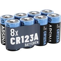 Absina Pile spéciale CR-123A lithium 1300 3 V 8 pc(s)