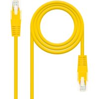 RJ45 Cat6 UTP CU 0,5m JAUNE RJ45 Cordon de brassage Cat6