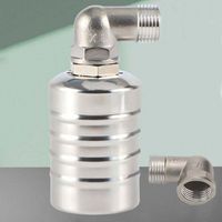 Pool-Niveauregler, automatischer Wasserstandsregler für Wassertanks, vollautomatisches Schwimmerventil aus Edelstahl 304, Mini-Kugelschwimmerventil aus Stahl