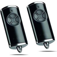 (Pack de 2)868MHz Télécommande pour Hörmann HSE4 BS,4 Canaux Télécommande de Rechange Bip Portail Porte De Garage Compatible avec Hörmann HSM4 HSE2 HS1 HS4 HSZ1