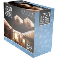 Outdoor Christmas Lights - White - 720 LED Lights (P036798)