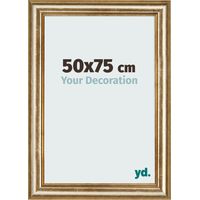 yd. - Cadre photo 50x75 - Or Antique - MDF - Lazio