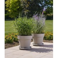 MITU PAC - VASO IN RESINA-SABBIA / 50 cm con fori