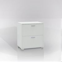 scarpiera bianco fiammato con 2 ante, 70x29x82 cm