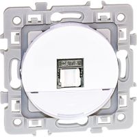 Eur’Ohm 60272 SQUARE-RJ45-Stecker, CAT6, Grade 3, Multimedia, STP, weiß