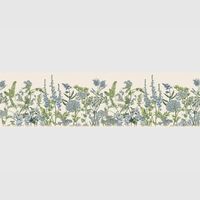 Frise auto-adhésive - Fleurs de vesce sur fond beige - 500x13,8 cm