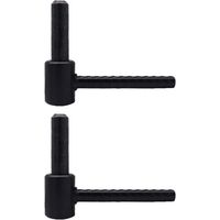 Store Menuiserie – Gond à scellement chimique 130 mm – Acier zingué pour volets battants – Résistance à la corrosion – Fixation solide et esthétique