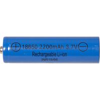 Star Trading Wiederaufladbarer Akku 18650 Li-Ion, 3,7 V, 2200 mAh, 6,7 cm