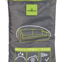 Moia Cover Für 2-Sitzer-Sofa 160x80 cm Polyester Wasserdicht Grau