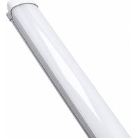 Plafoniera LED 120cm 36w 220v bordo bianco alto IP65 P48-36wLuce Fredda 6400k
