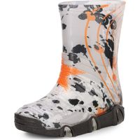 Ladeheid Bottes de Pluie Chaussure Enfant Fille Garçon SwkBW38 (Gris Modèle-38, 25/26 EU)