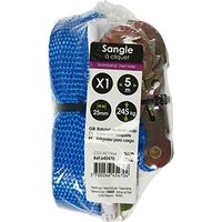 Sangle à cliquet - Longueur de 5m - Charge jusqu'à 245kg