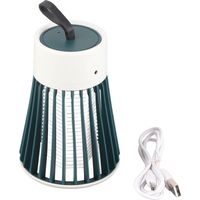 Lampe anti-mouches électrique ABS rechargeable USB, piège à mouches vert pour intérieur/extérieur