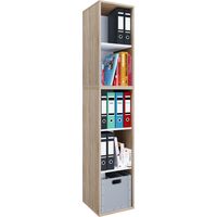 Carpeta de libros de estantería Estante de archivo Lona l 5f 183x35x37 - VCM