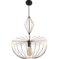 Lampada a sospensione loft oro Jasmina Ø40 E27 Polux