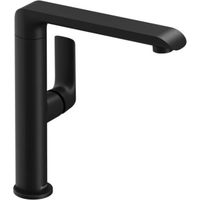 Ravak Flat - Grifo de lavabo, negro mate X070174