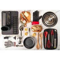 Cuisipro 7112512 Cuillere a Spaghetti Acier Inoxydable/Silicone/Nylon Rouge 28 x 28 x 18 cm