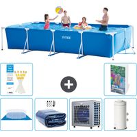 Intex Piscine Tubulaire Rectangulaire - 450x220x84 cm - 7-pièces S104
