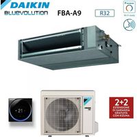 Climatizzatore Condizionatore Daikin Bluevolution Canalizzato Media Prevalenza 12000 Btu FBA35A Monofase R-32 Wi-Fi Optional - Garanzia Italiana R-32,Comando a filo Madoka Nero BRC1H52K,Italia 2+2