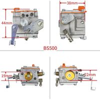BS500S BS600 BS650 0117285 Vergaser Beschleunigerpumpe Einspritzdüse Drosselklappe Rasenmäher
