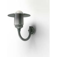 Applique exterieure led gris clair - roger pradier - newpark