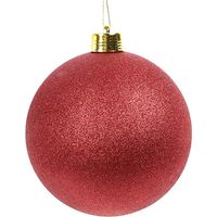 Maxi Pallina di Natale XXL Bordeaux Glitter
