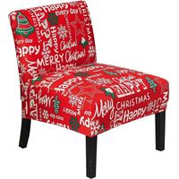 housse De Chaise Simple Sans Bras Imprime - Housse De Fauteuil Rtractable Arbre De Nol Housse De Chaise Longue